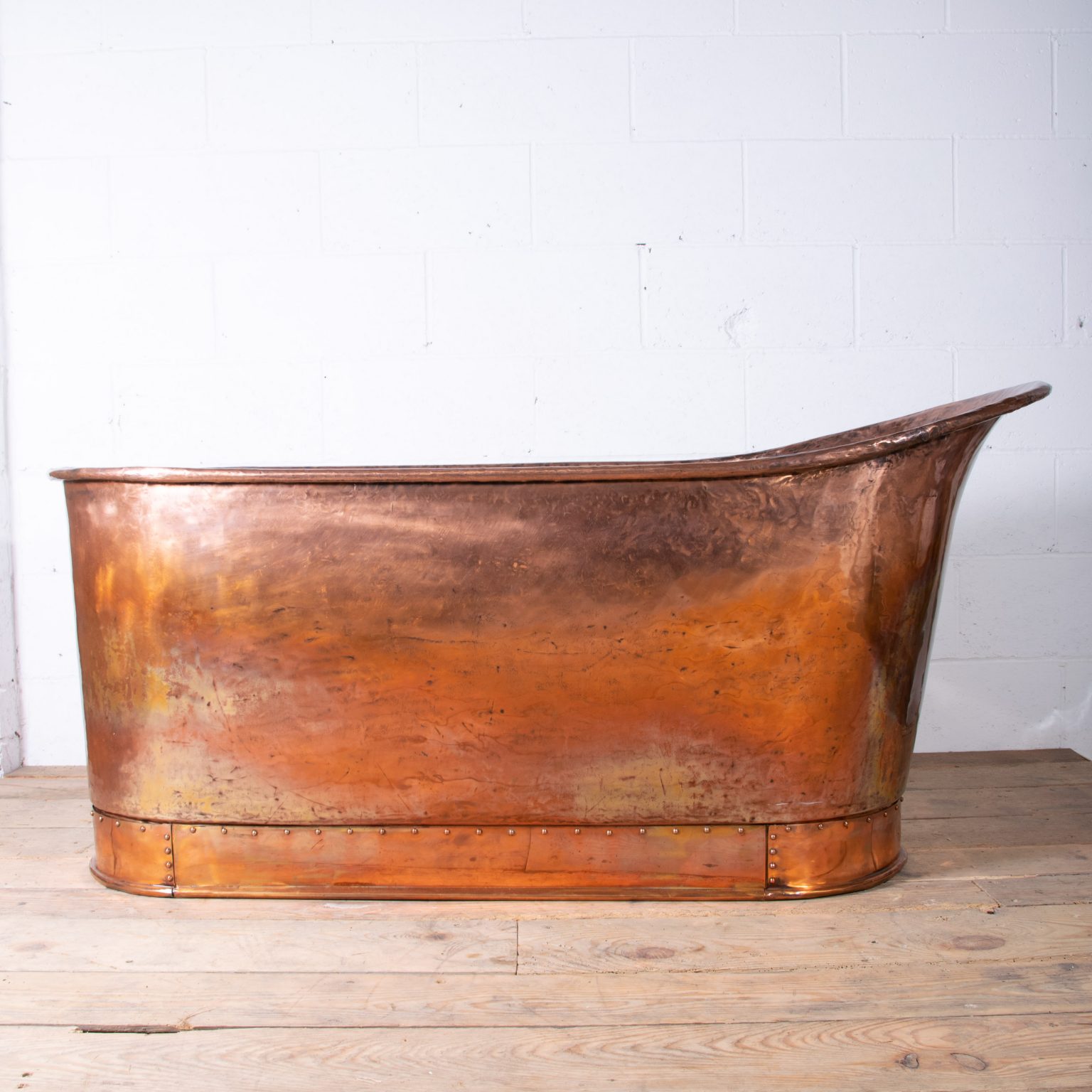 Antique Copper Slipper Bath Antique French Baths Ltd