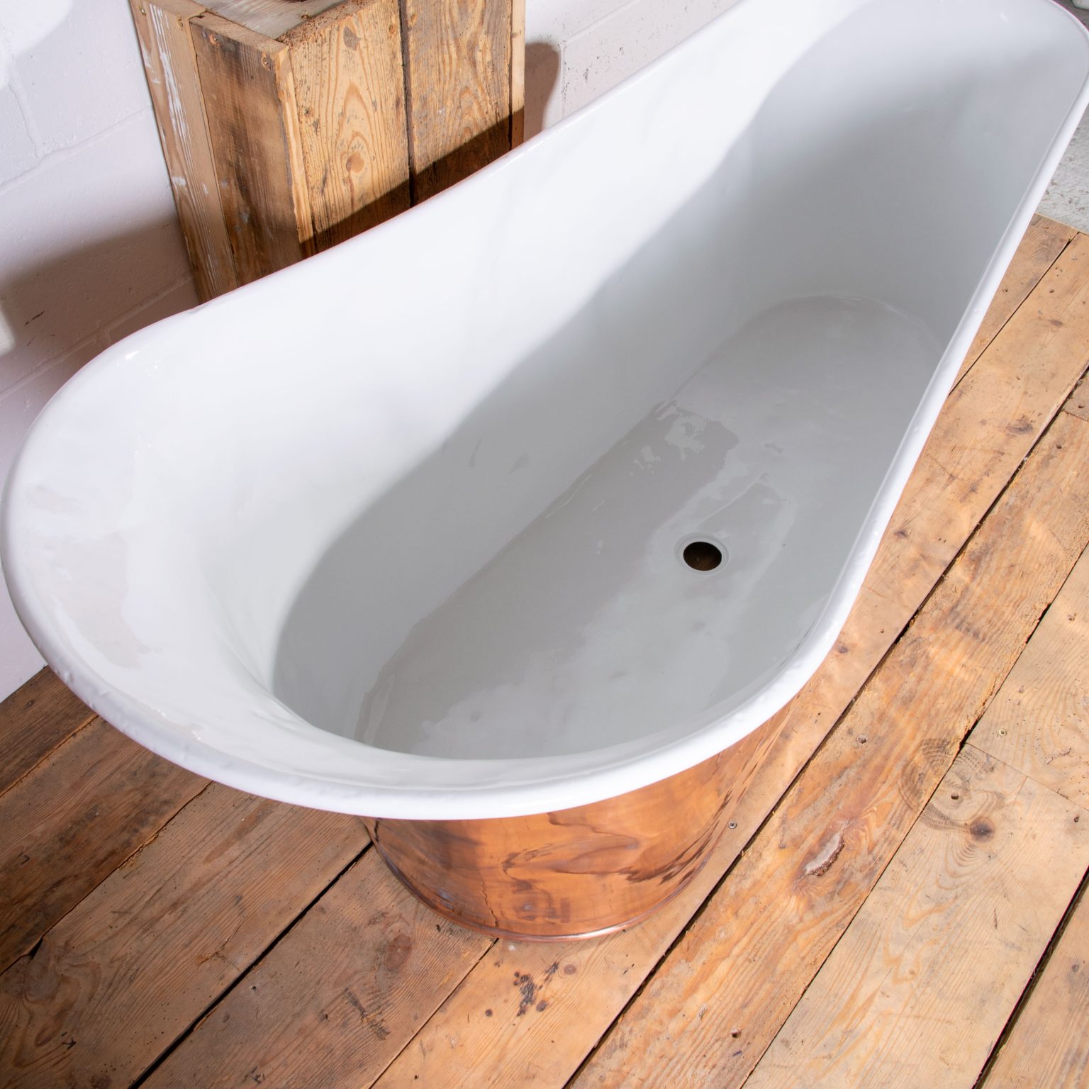 Antique Copper Slipper Bathtub Antique French Baths Ltd