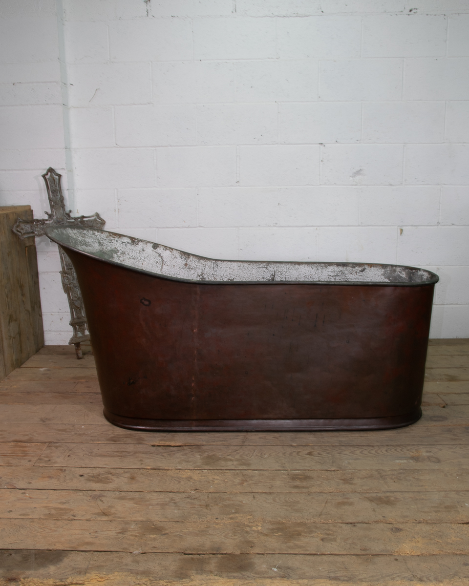 Antique copper slipper Bath-2