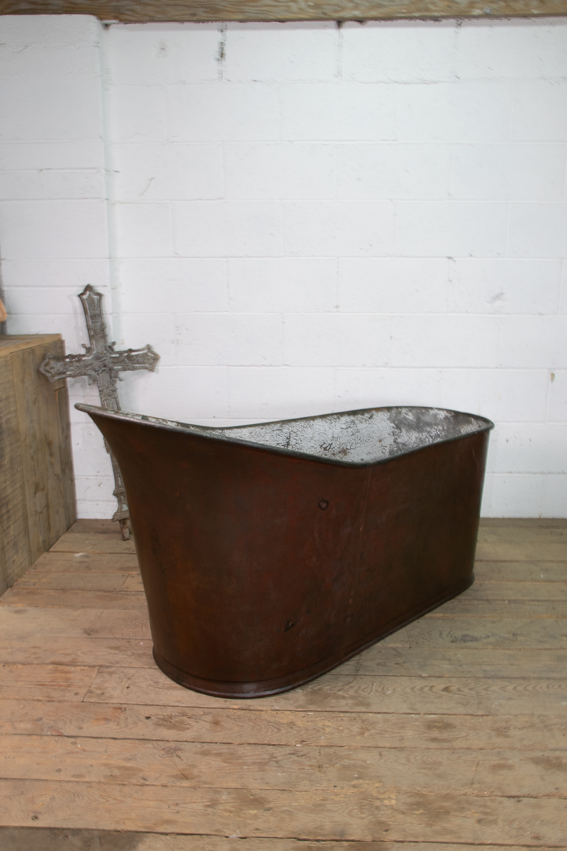 Antique copper slipper Bath-3