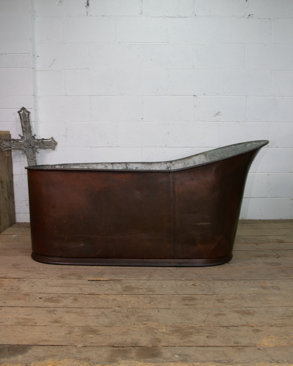 Antique copper slipper Bath-4