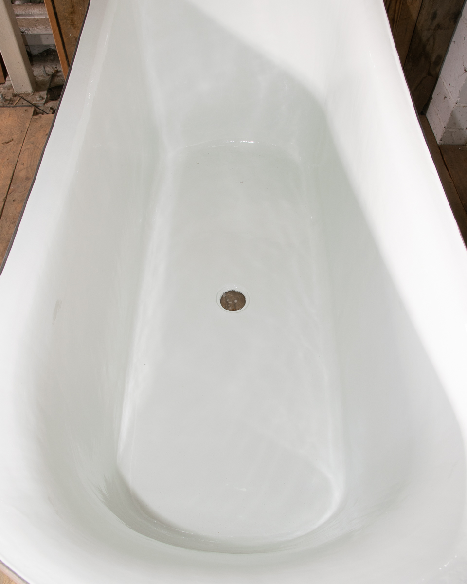 Antique French Cast Iron Empire Bath-7
