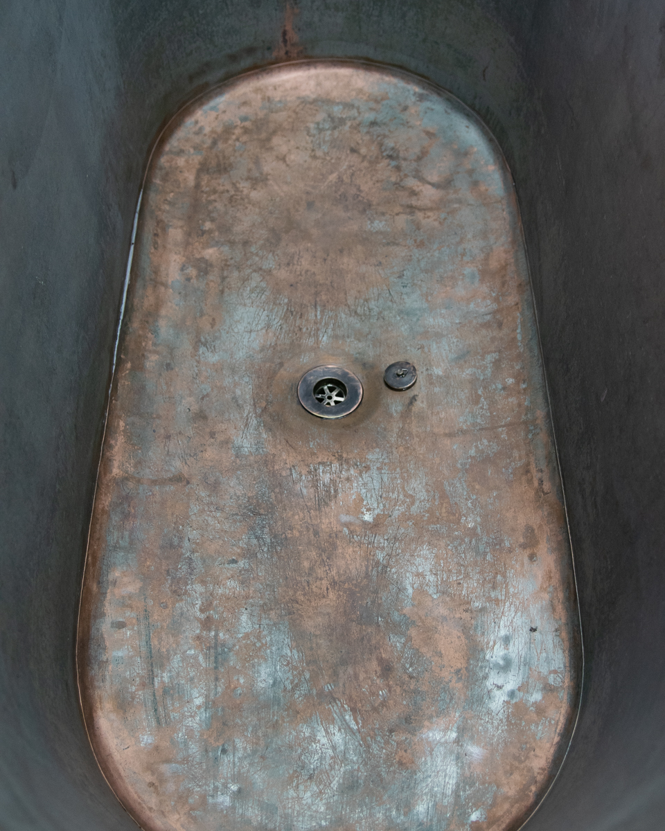 Antique French Copper Bath-13