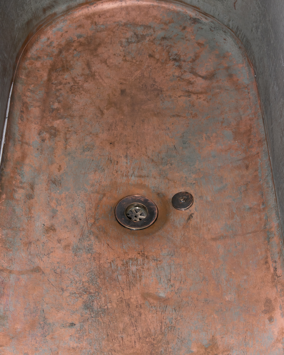 Antique French Copper Bath-16