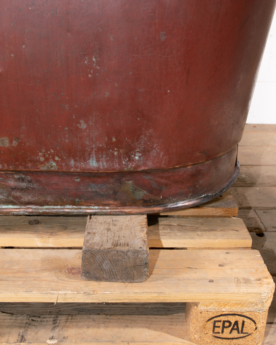 Antique French Copper Bath-6