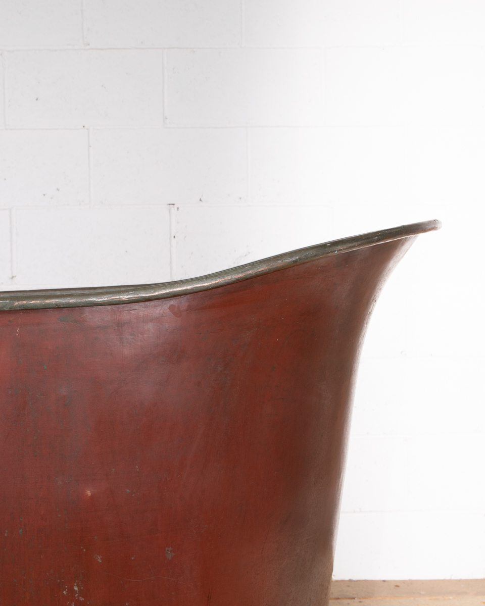 Antique French Copper Bath-7