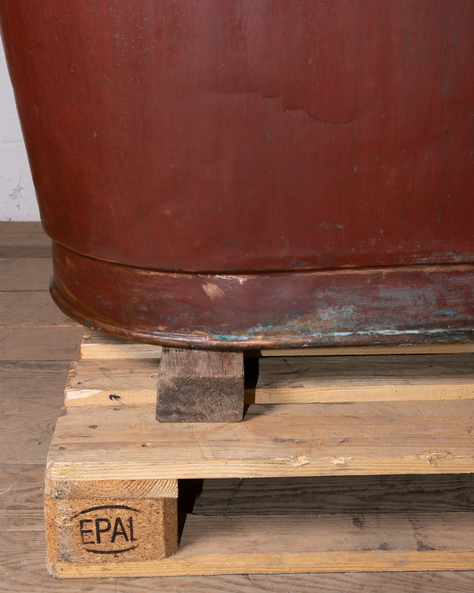 Antique French Copper Bath-8