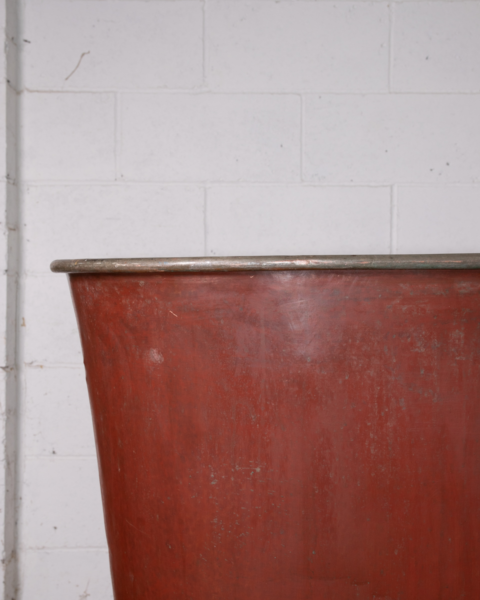Antique French Copper Bath-9