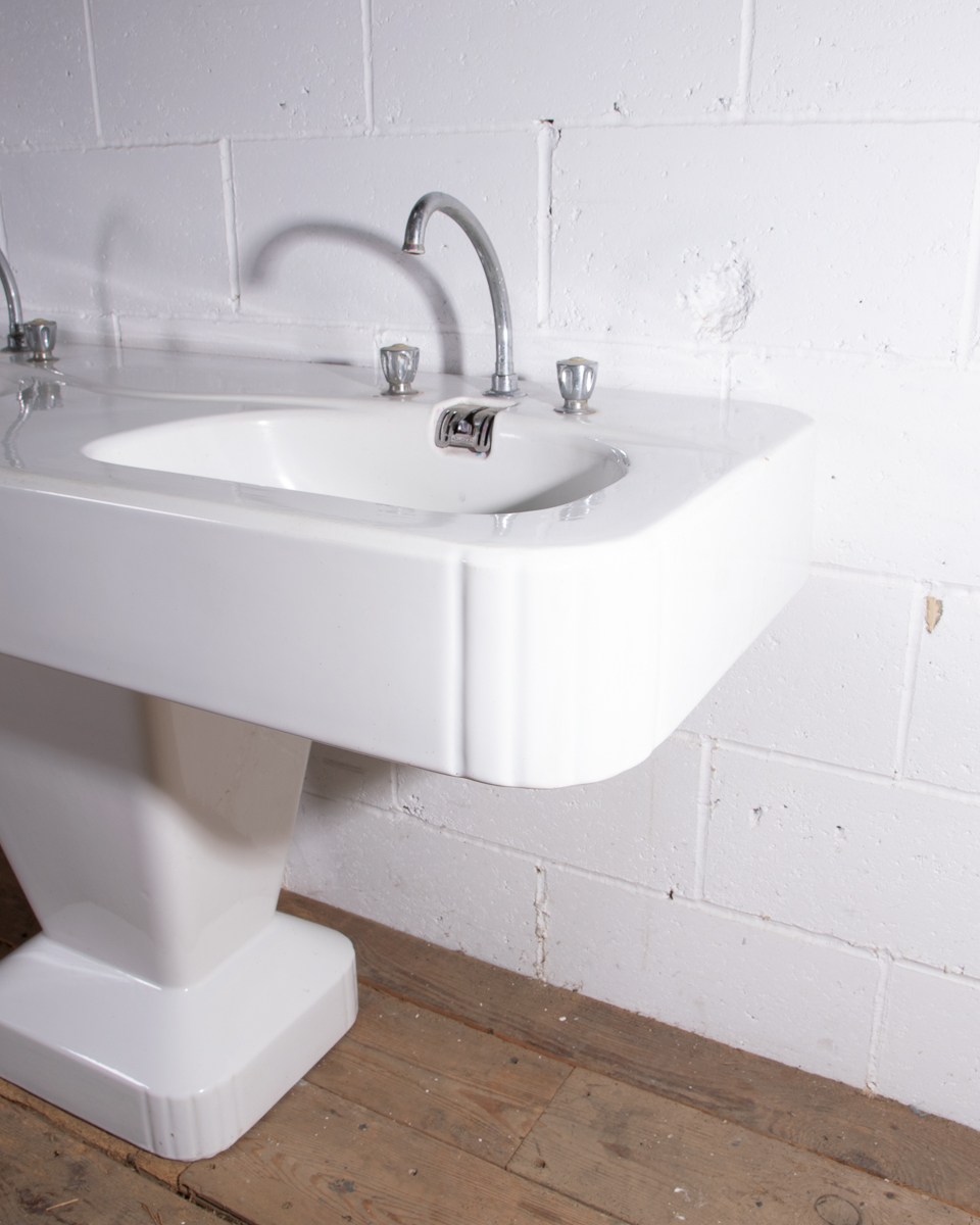 Porcher Art Deco Double Vanity Basin-10