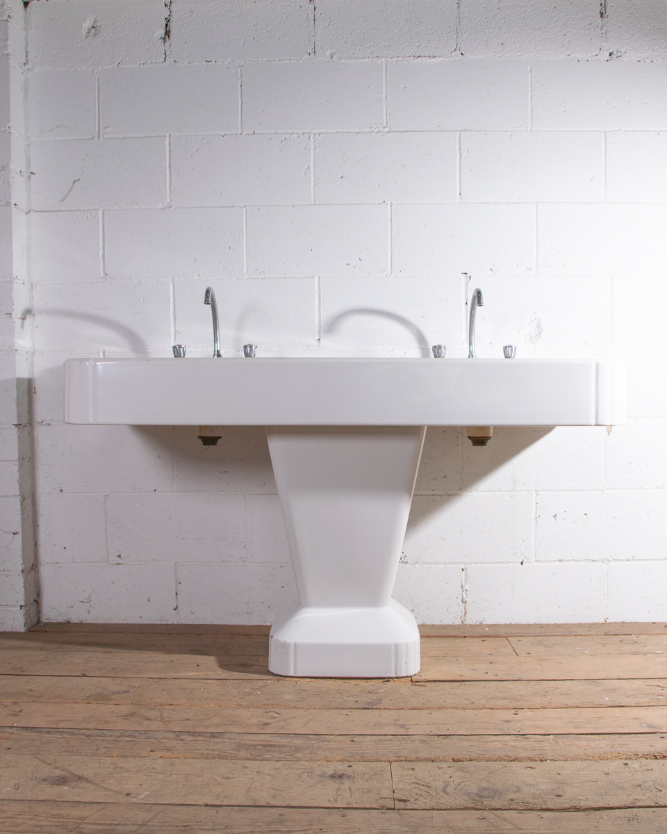 Porcher Art Deco Double Vanity Basin-8